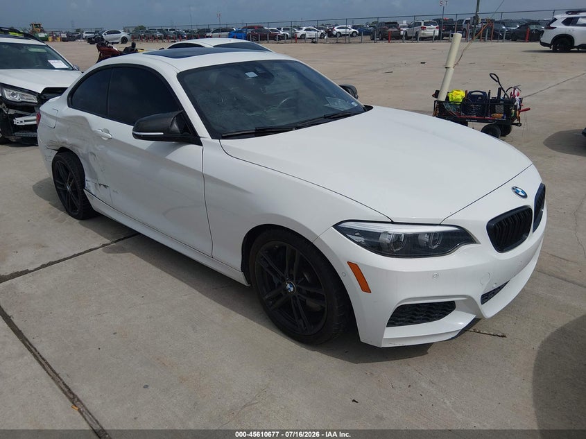 2018 BMW 2er VIN WBA2J5C52JVC07472 IAAI salvage auction — RIGHT SIDE, Original (Texas), sold $12,950 on 2026-09-04 (photo 1)