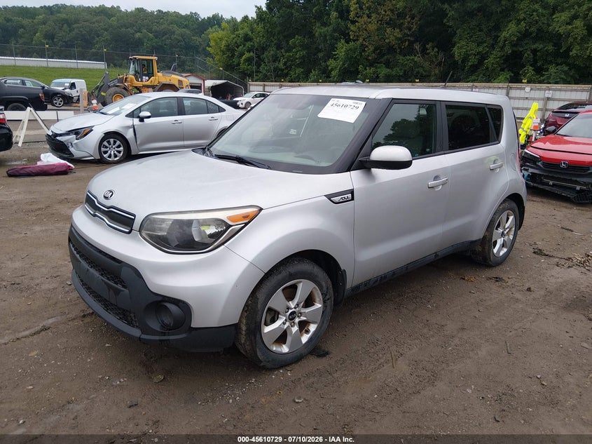 2018 Kia Soul VIN KNDJN2A23J7512149 IAAI salvage auction — NORMAL WEAR, Clear (Tennessee), sold $825 on 2026-07-18 (photo 2)