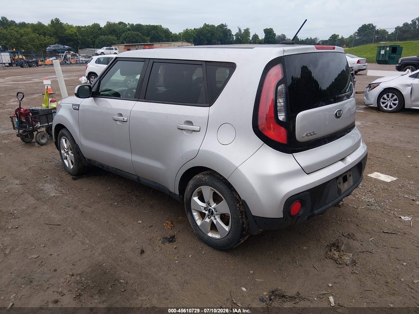 2018 Kia Soul VIN KNDJN2A23J7512149 IAAI salvage auction — NORMAL WEAR, Clear (Tennessee), sold $825 on 2026-07-18 (photo 3)
