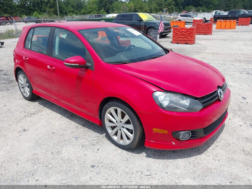 2014 Volkswagen Golf VIN WVWDM7AJ9EW010732 IAAI salvage auction — NORMAL WEAR, Salvage Title, sold $5,350 on 2026-08-11 (photo 1)