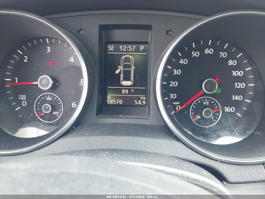 2014 Volkswagen Golf VIN WVWDM7AJ9EW010732 IAAI salvage auction — NORMAL WEAR, Salvage Title, sold $5,350 on 2026-08-11 (photo 7)