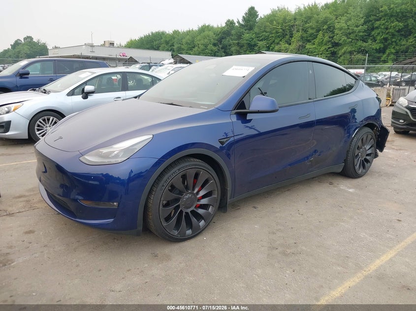 2024 Tesla Model y VIN 7SAYGDEFXRF026156 IAAI salvage auction — REAR END, Salvage (Connecticut), sold $11,100 on 2026-08-02 (photo 2)