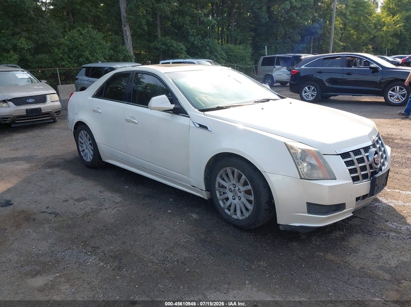 2013 Cadillac Cts VIN 1G6DE5E56D0144830 IAAI salvage auction — REAR END, Salvage Title, sold $400 on 2026-08-03 (photo 1)