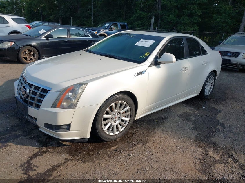 2013 Cadillac Cts VIN 1G6DE5E56D0144830 IAAI salvage auction — REAR END, Salvage Title, sold $400 on 2026-08-03 (photo 2)