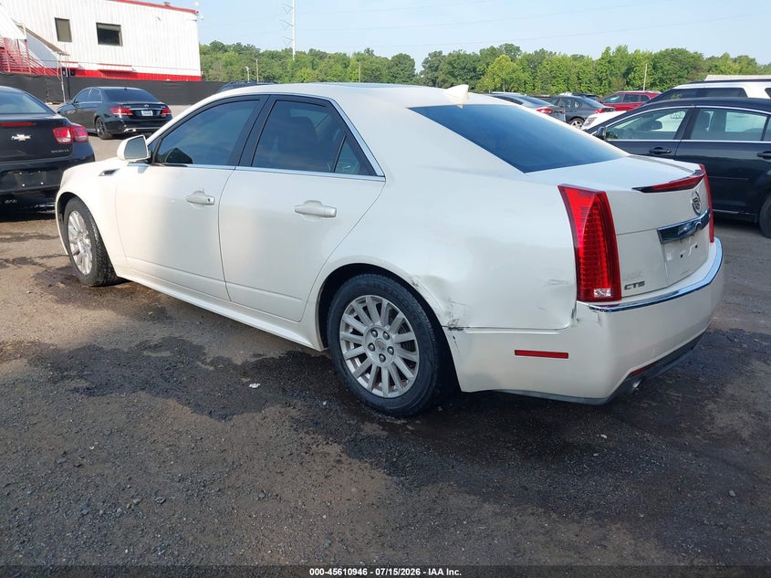 2013 Cadillac Cts VIN 1G6DE5E56D0144830 IAAI salvage auction — REAR END, Salvage Title, sold $400 on 2026-08-03 (photo 3)