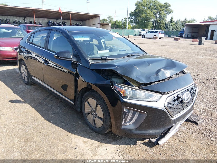 2020 Hyundai Ioniq VIN KMHC75LC6LU212597 IAAI salvage auction — FRONT END, Salvage Title, sold $3,450 on 2026-07-31 (photo 1)