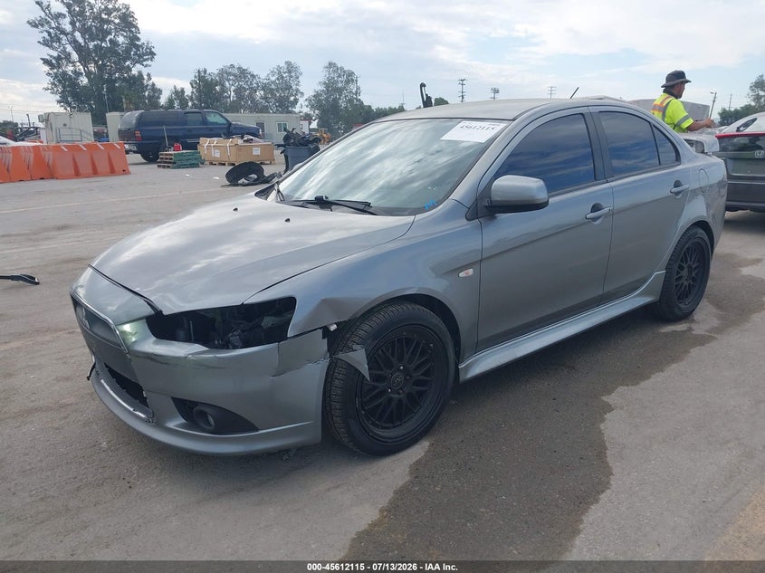 2014 Mitsubishi Lancer VIN JA32U8FW6EU010893 IAAI salvage auction — LEFT FRONT, Salvage (California), sold $925 on 2026-08-01 (photo 2)