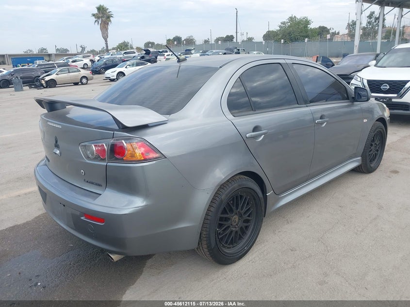 2014 Mitsubishi Lancer VIN JA32U8FW6EU010893 IAAI salvage auction — LEFT FRONT, Salvage (California), sold $925 on 2026-08-01 (photo 4)