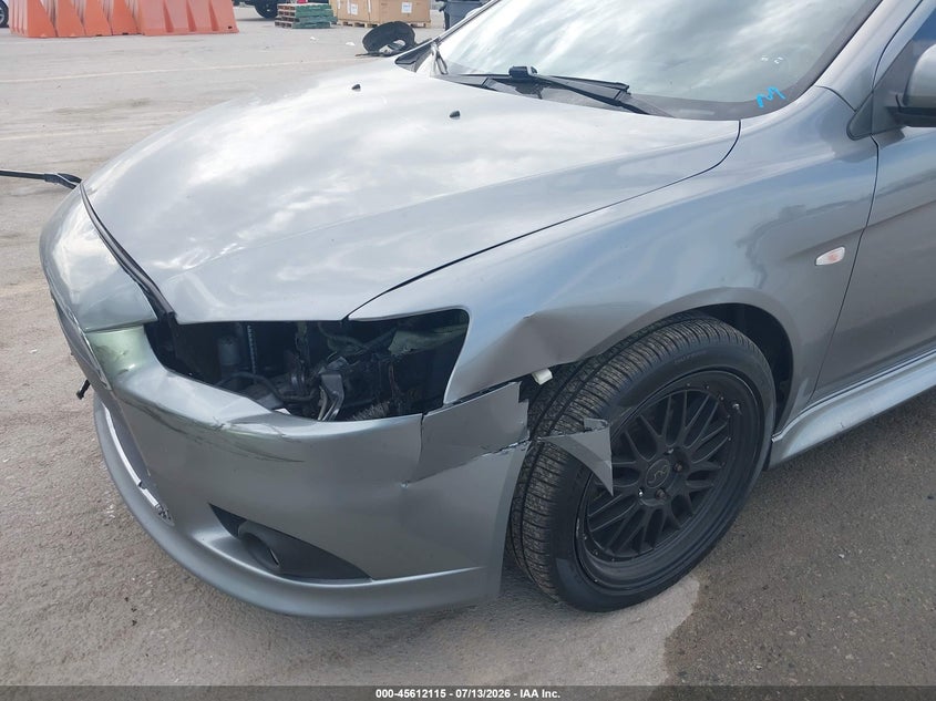 2014 Mitsubishi Lancer VIN JA32U8FW6EU010893 IAAI salvage auction — LEFT FRONT, Salvage (California), sold $925 on 2026-08-01 (photo 6)