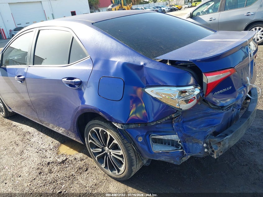2015 Toyota Corolla VIN 5YFBURHE0FP309127 IAAI salvage auction — REAR END, Rebuildable (Florida), sold $2,150 on 2026-07-22 (photo 6)