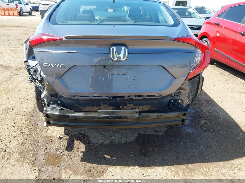 2019 Honda Civic VIN 19XFC1F32KE216726 IAAI salvage auction — REAR END, Salvage Title, sold $6,600 on 2026-08-03 (photo 6)
