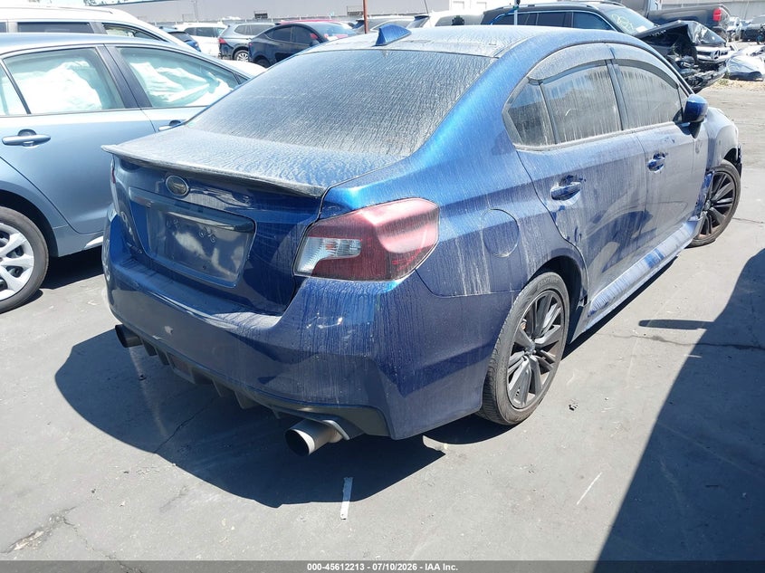 2015 Subaru Wrx VIN JF1VA1A6XF9807891 IAAI salvage auction — RIGHT FRONT, Salvage Title, sold $4,700 on 2026-07-22 (photo 4)
