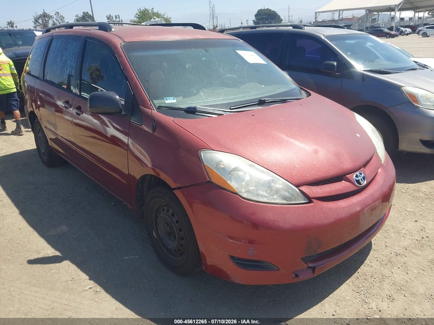 2006 Toyota Sienna VIN 5TDZA23C16S431832 IAAI salvage auction — UNKNOWN, Clear - Dealer Only (California), sold $425 on 2026-07-29 (photo 1)