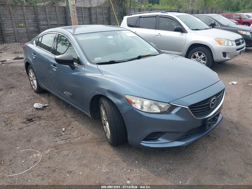 2014 Mazda 6 VIN JM1GJ1U67E1146851 IAAI salvage auction — SIDE, Clear (Massachusetts), sold $675 on 2026-07-17 (photo 1)