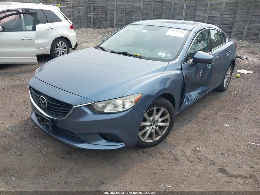 2014 Mazda 6 VIN JM1GJ1U67E1146851 IAAI salvage auction — SIDE, Clear (Massachusetts), sold $675 on 2026-07-17 (photo 2)