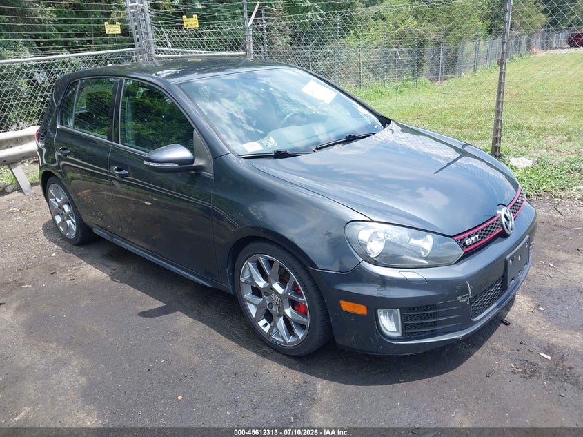 2013 Volkswagen Gti VIN WVWGD7AJ9DW141753 IAAI salvage auction — NORMAL WEAR, Salvage Title, sold $2,075 on 2026-07-16 (photo 1)
