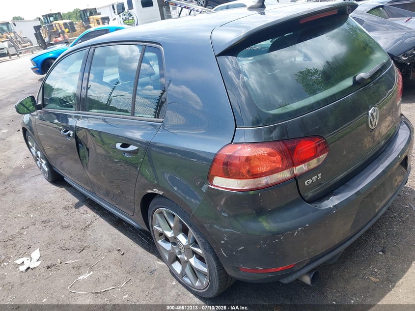 2013 Volkswagen Gti VIN WVWGD7AJ9DW141753 IAAI salvage auction — NORMAL WEAR, Salvage Title, sold $2,075 on 2026-07-16 (photo 3)