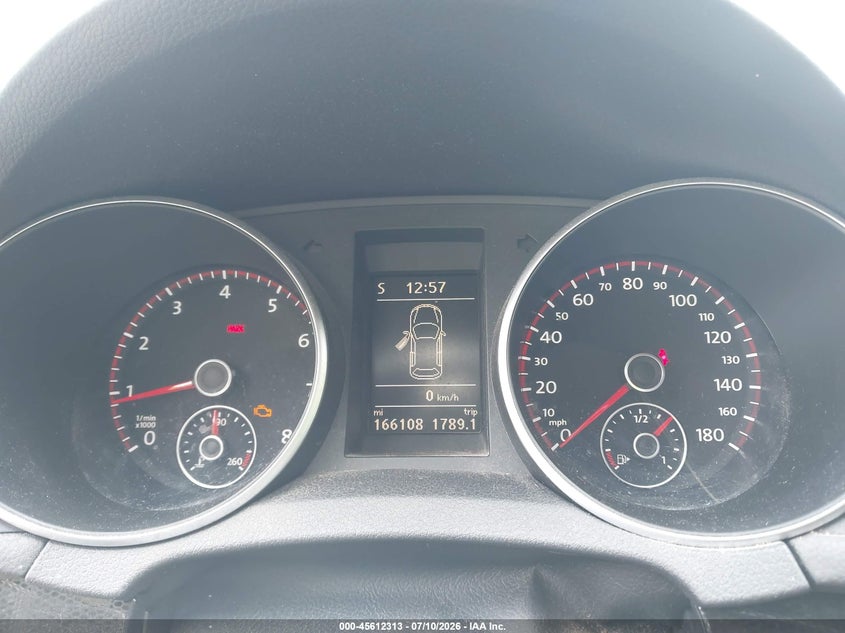 2013 Volkswagen Gti VIN WVWGD7AJ9DW141753 IAAI salvage auction — NORMAL WEAR, Salvage Title, sold $2,075 on 2026-07-16 (photo 7)