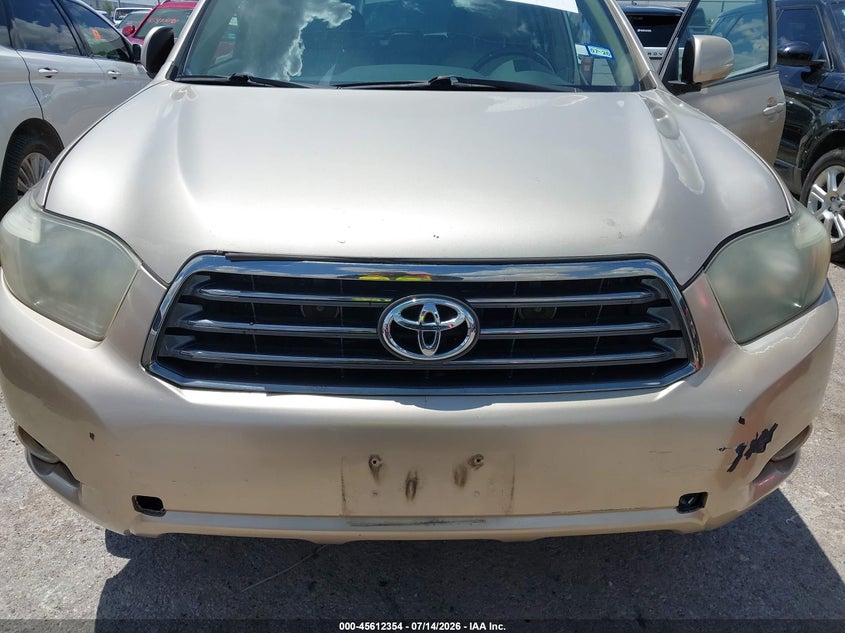 2008 Toyota Highlander VIN JTEES43A782018227 IAAI salvage auction — NORMAL WEAR, Clear (Virginia), sold $1,400 on 2026-07-22 (photo 6)