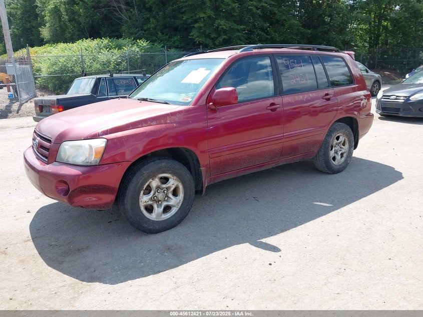 2004 Toyota Highlander VIN JTEGD21A740078928 IAAI salvage auction — NORMAL WEAR, Original (Maine), sold $25 on 2026-07-30 (photo 2)