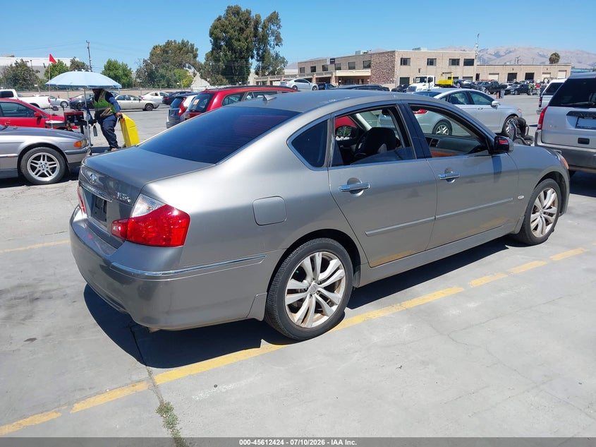 2008 Infiniti M35 VIN JNKAY01F38M652839 IAAI salvage auction — NORMAL WEAR, Clear - Dealer Only (California), sold $425 on 2026-07-20 (photo 4)