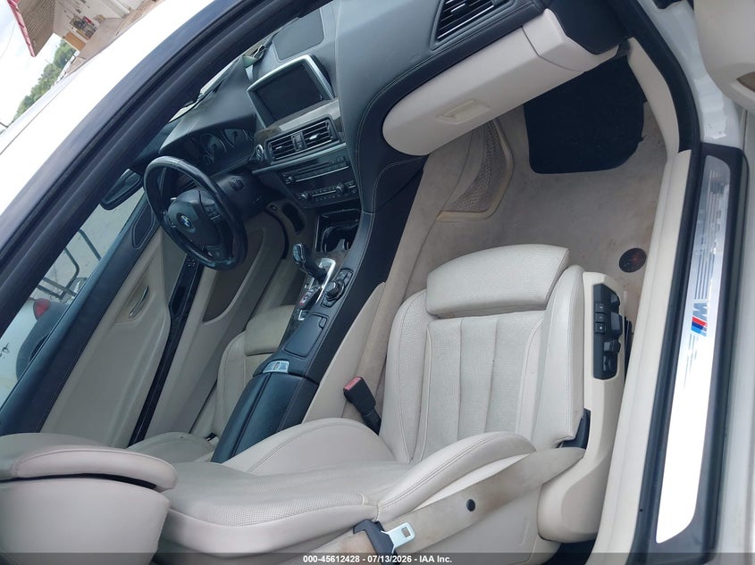 2013 BMW 6er VIN WBAYM9C53DDW20288 IAAI salvage auction — NORMAL WEAR, Original (Texas), sold $3,375 on 2026-07-26 (photo 5)