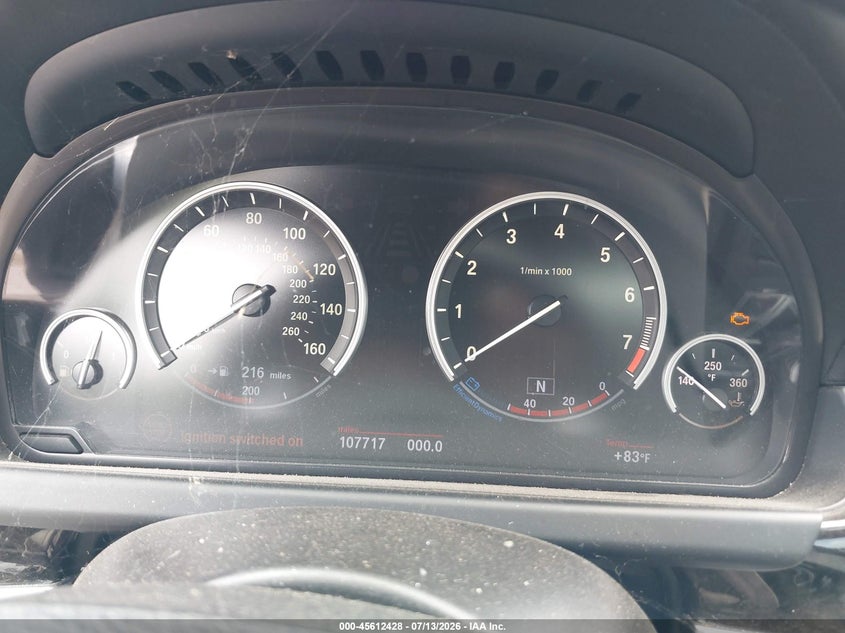 2013 BMW 6er VIN WBAYM9C53DDW20288 IAAI salvage auction — NORMAL WEAR, Original (Texas), sold $3,375 on 2026-07-27 (photo 7)