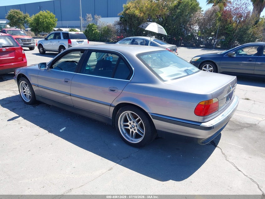 1999 BMW 7 series VIN WBAGH8335XDP04870 IAAI salvage auction — NORMAL WEAR, Clear - Dealer Only (California), sold $100 on 2026-07-29 (photo 3)