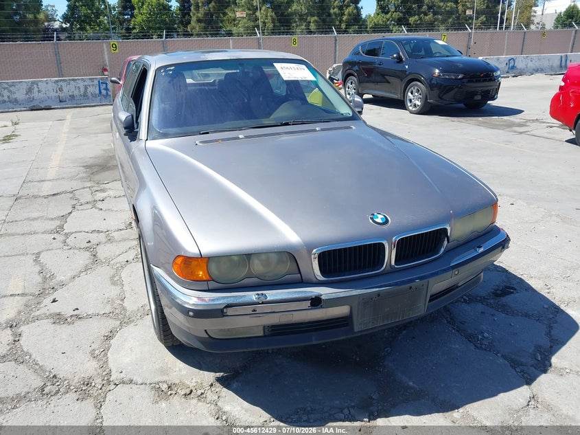 1999 BMW 7 series VIN WBAGH8335XDP04870 IAAI salvage auction — NORMAL WEAR, Clear - Dealer Only (California), sold $100 on 2026-07-29 (photo 6)