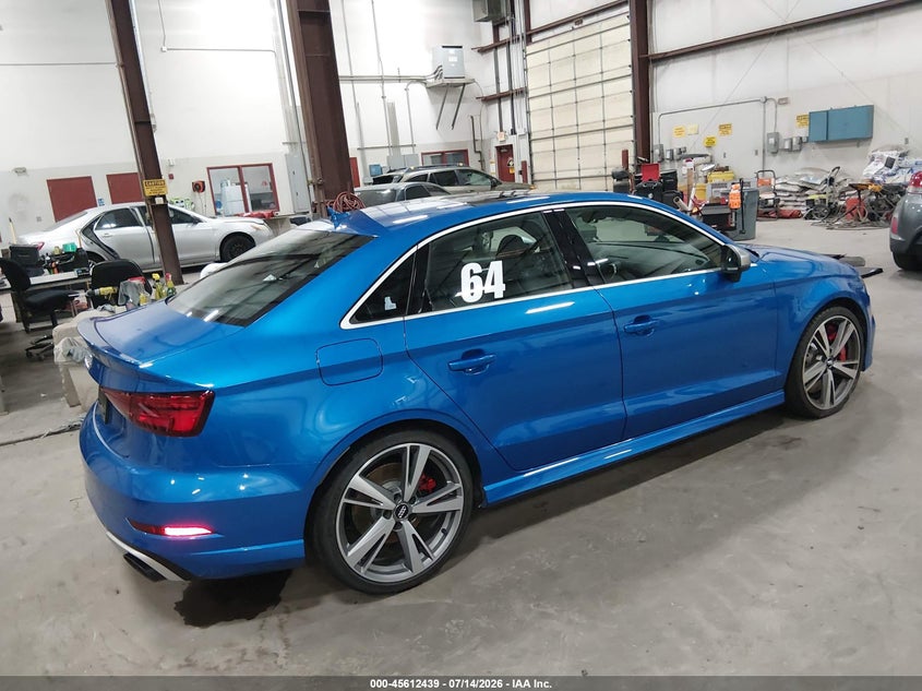 2018 Audi Rs3 VIN WUABWHFF1J1905301 IAAI salvage auction — WATER/FLOOD, Salvage (Idaho), sold $16,150 on 2026-08-07 (photo 4)