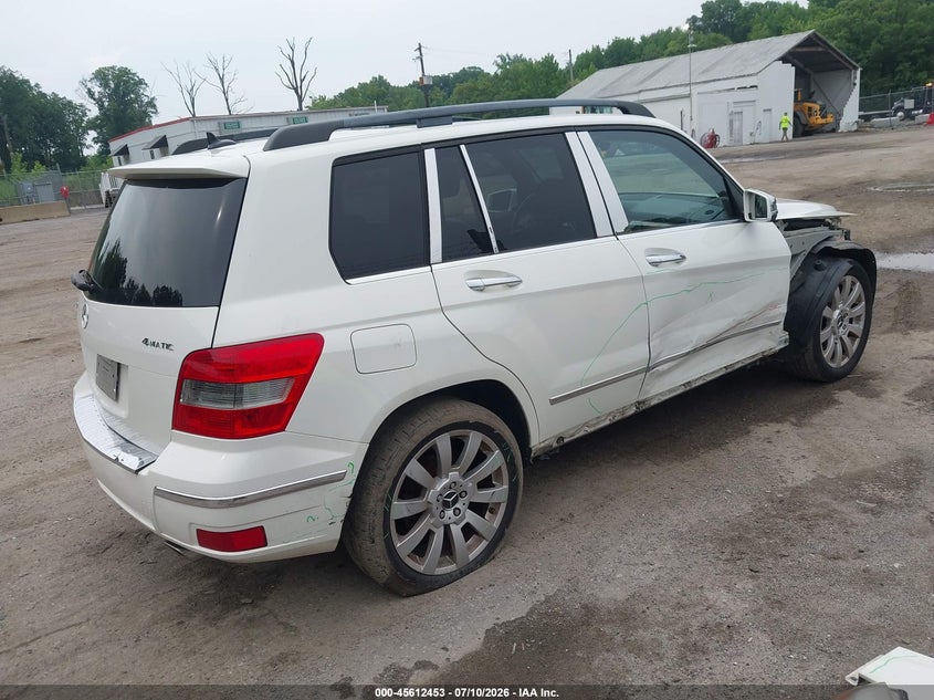 2010 Mercedes-benz Glk-class VIN WDCGG8HB8AF373889 IAAI salvage auction — FRONT END, Salvage - 75% Or Less (Maryland), sold $225 on 2026-07-28 (photo 4)