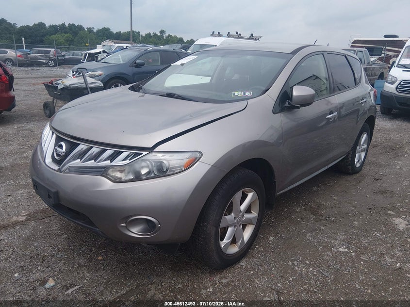 2010 Nissan Murano VIN JN8AZ1MW2AW116138 IAAI salvage auction — NORMAL WEAR, Clear (Pennsylvania), sold $300 on 2026-07-29 (photo 2)
