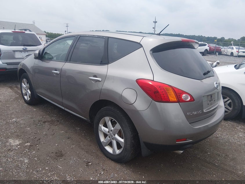 2010 Nissan Murano VIN JN8AZ1MW2AW116138 IAAI salvage auction — NORMAL WEAR, Clear (Pennsylvania), sold $300 on 2026-07-29 (photo 3)