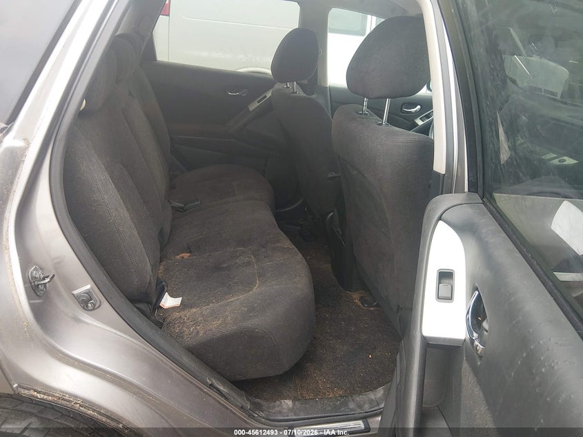 2010 Nissan Murano VIN JN8AZ1MW2AW116138 IAAI salvage auction — NORMAL WEAR, Clear (Pennsylvania), sold $300 on 2026-07-29 (photo 8)
