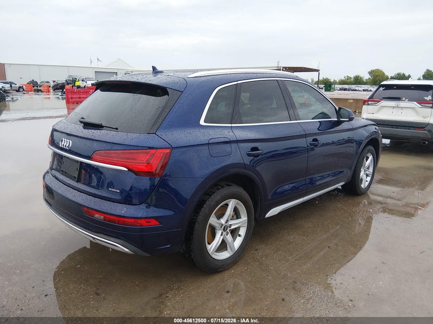 2021 Audi Q5 VIN WA1AAAFY4M2110879 IAAI salvage auction — FRONT END, Salvage (Texas), sold $9,900 on 2026-07-29 (photo 4)