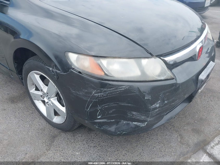 2007 Honda Civic VIN JHMFA16887S004045 IAAI salvage auction — RIGHT FRONT, Salvage (California), sold $750 on 2026-07-30 (photo 6)
