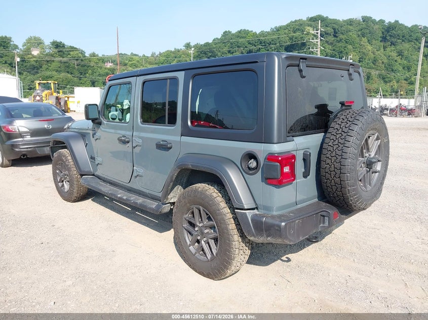 2025 Jeep Wrangler / VIN 1C4PJXDG5SW659106 IAAI salvage auction — FRONT END, Salvage (Pennsylvania), sold $15,700 on 2026-07-31 (photo 3)