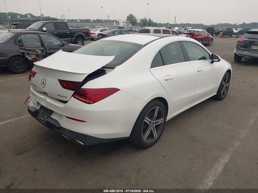 2020 Mercedes-benz Cla-klasse VIN WDD5J4HB8LN067779 IAAI salvage auction — REAR END, Salvage (New Jersey), sold $13,000 on 2026-08-10 (photo 4)