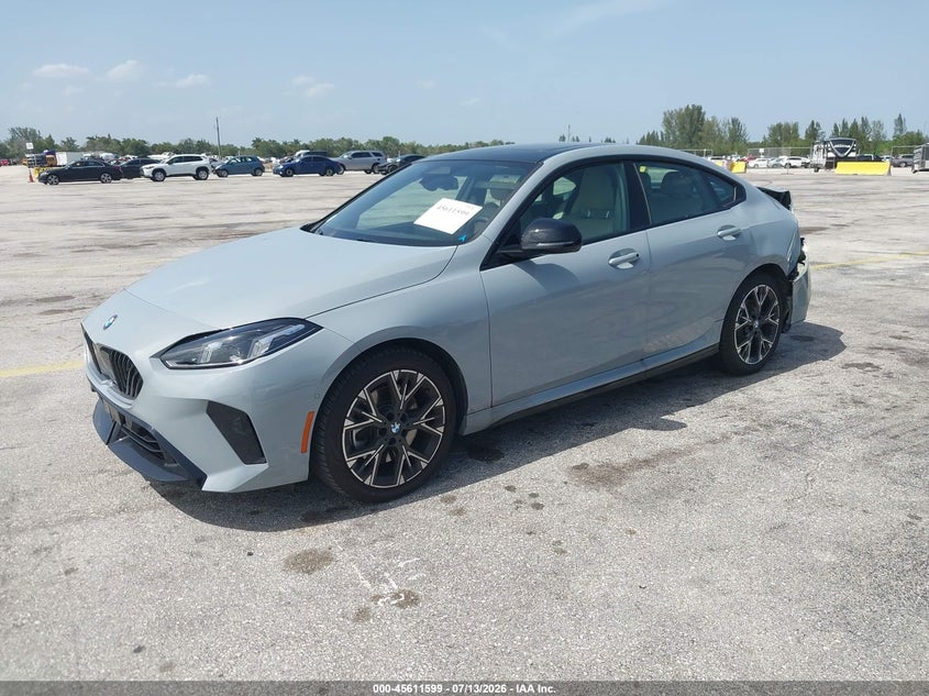 2026 BMW 2er VIN WBA23GG0XT7V31763 IAAI salvage auction — REAR END, Certificate Of Destruction (Florida), sold $11,500 on 2026-08-01 (photo 2)