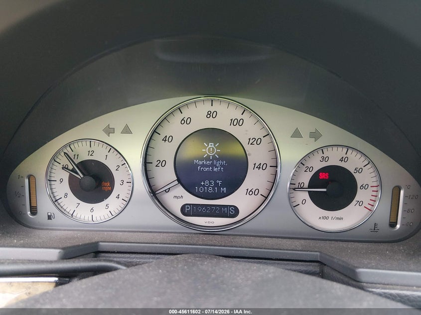 2004 Mercedes-benz E-class VIN WDBUF65JX4X112045 IAAI salvage auction — FRONT END, Salvage (Georgia), sold $400 on 2026-08-13 (photo 7)