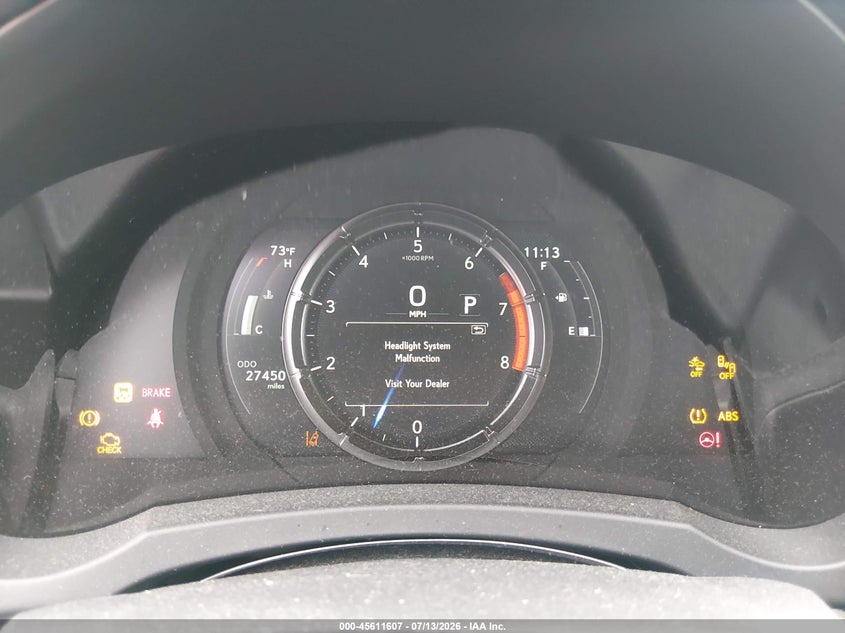 2022 Lexus Is VIN JTHGZ1B23N5055981 IAAI salvage auction — LEFT FRONT, Wait Title, sold $12,200 on 2026-10-14 (photo 7)