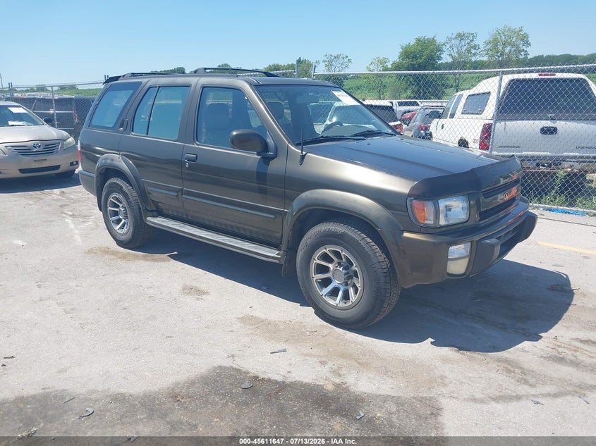 1999 Infiniti Qx4 VIN JNRAR05Y3XW041853 IAAI salvage auction — NORMAL WEAR, Regular Certificate (Iowa), sold $450 on 2026-07-21 (photo 1)