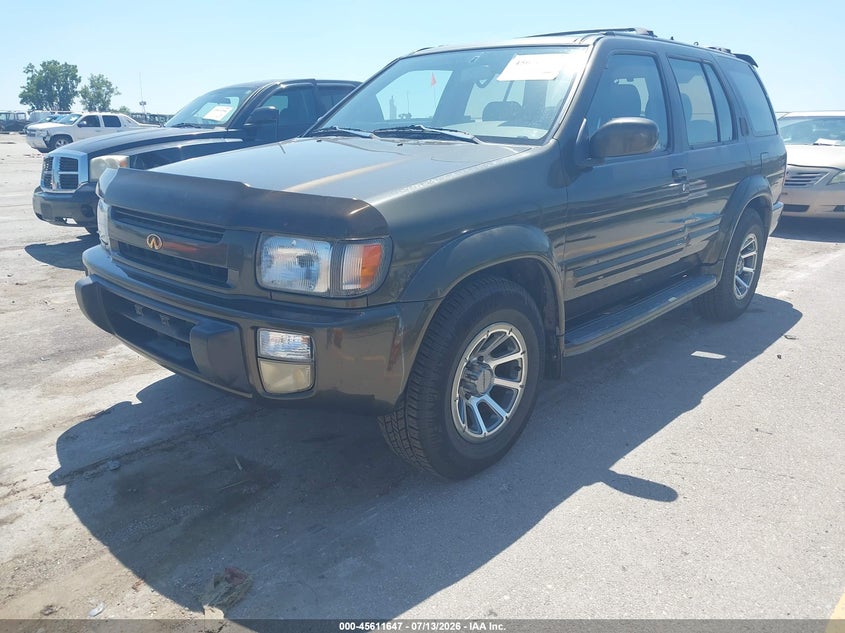 1999 Infiniti Qx4 VIN JNRAR05Y3XW041853 IAAI salvage auction — NORMAL WEAR, Regular Certificate (Iowa), sold $450 on 2026-07-21 (photo 2)