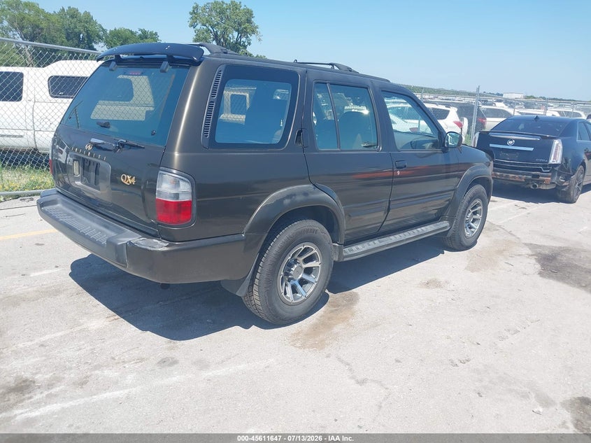 1999 Infiniti Qx4 VIN JNRAR05Y3XW041853 IAAI salvage auction — NORMAL WEAR, Regular Certificate (Iowa), sold $450 on 2026-07-21 (photo 4)