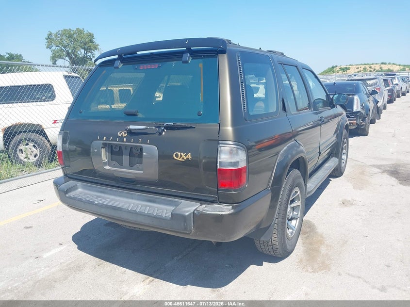 1999 Infiniti Qx4 VIN JNRAR05Y3XW041853 IAAI salvage auction — NORMAL WEAR, Regular Certificate (Iowa), sold $450 on 2026-07-21 (photo 6)