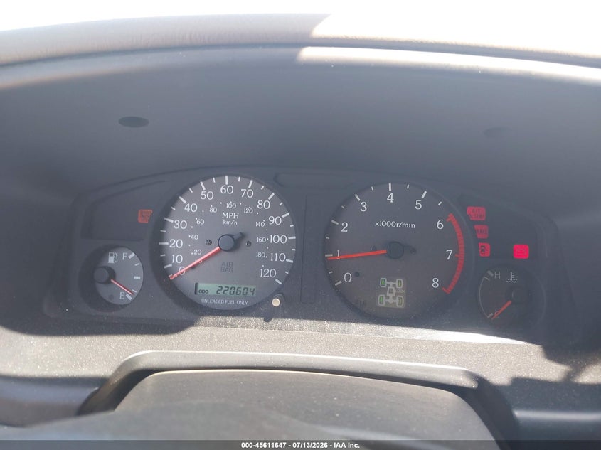 1999 Infiniti Qx4 VIN JNRAR05Y3XW041853 IAAI salvage auction — NORMAL WEAR, Regular Certificate (Iowa), sold $450 on 2026-07-21 (photo 7)