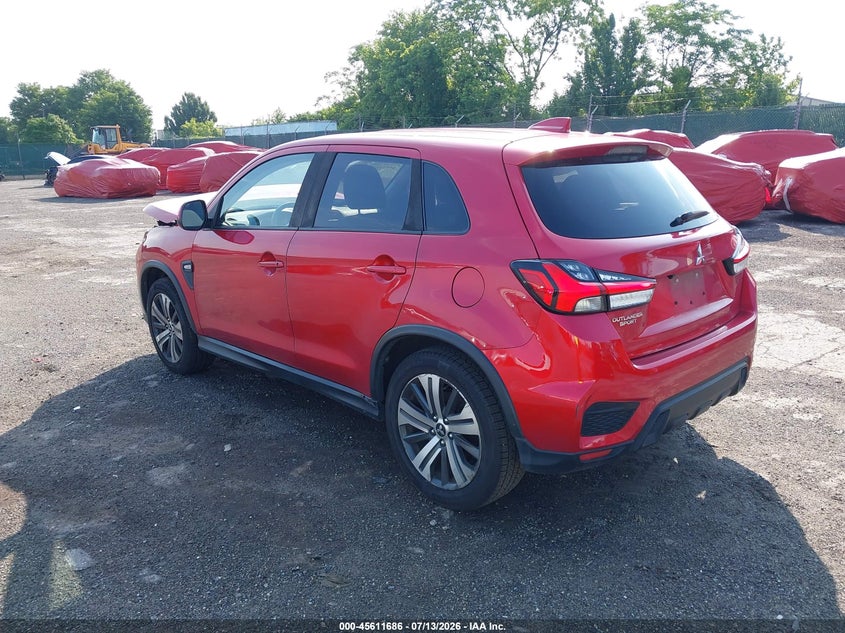 2020 Mitsubishi Outlander VIN JA4AR3AU9LU029954 IAAI salvage auction — FRONT END, Salvage (Pennsylvania), sold $3,850 on 2026-09-04 (photo 3)