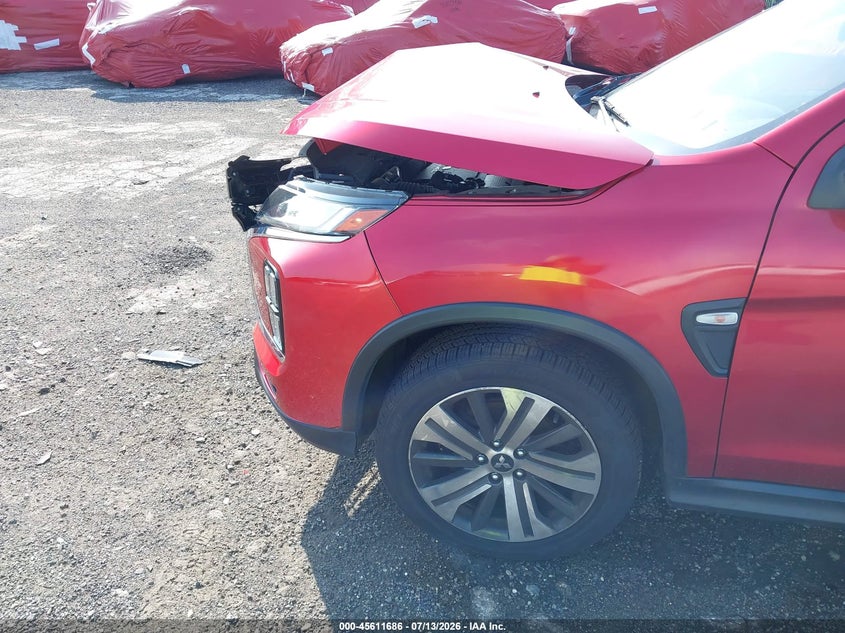 2020 Mitsubishi Outlander VIN JA4AR3AU9LU029954 IAAI salvage auction — FRONT END, Salvage (Pennsylvania), sold $3,850 on 2026-09-04 (photo 6)