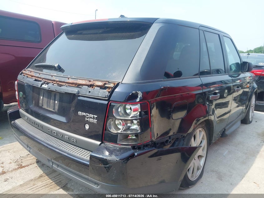 2008 Land rover Range rover sport VIN SALSF25498A169978 IAAI salvage auction — RIGHT REAR, Salvage (Ohio), sold $25 on 2026-07-28 (photo 6)