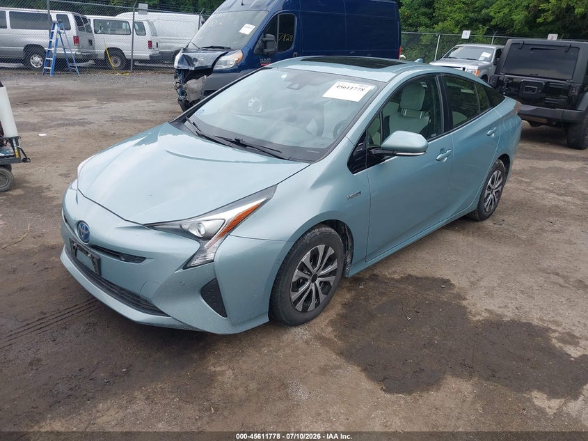 2018 Toyota Prius VIN JTDKARFU9J3547885 IAAI salvage auction — NORMAL WEAR, Salvage Title, sold $10,800 on 2026-07-21 (photo 2)